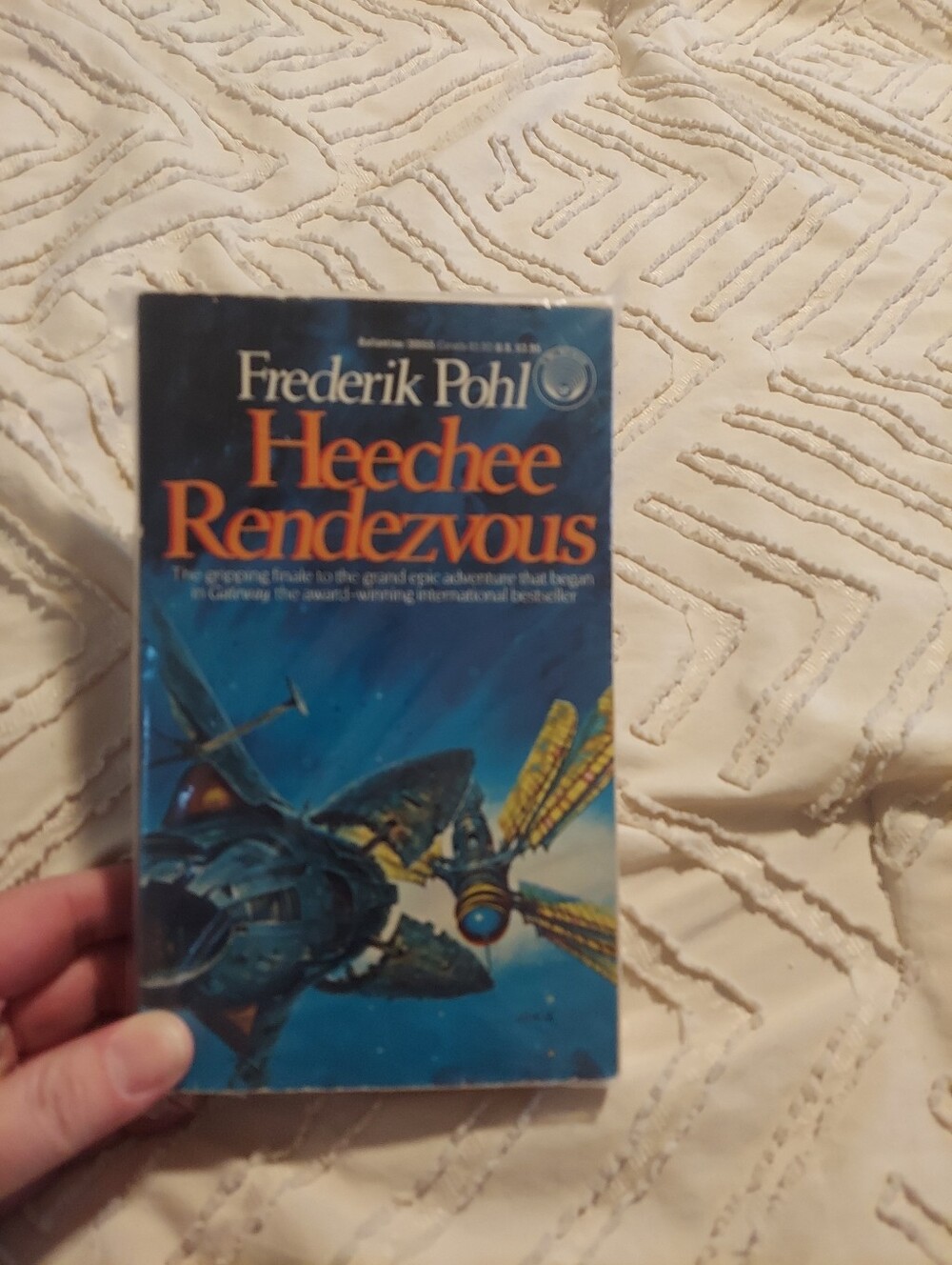 Heechee Rendezvous by Frederik Pohl (Vintage Del Rey Paperback - Book Three